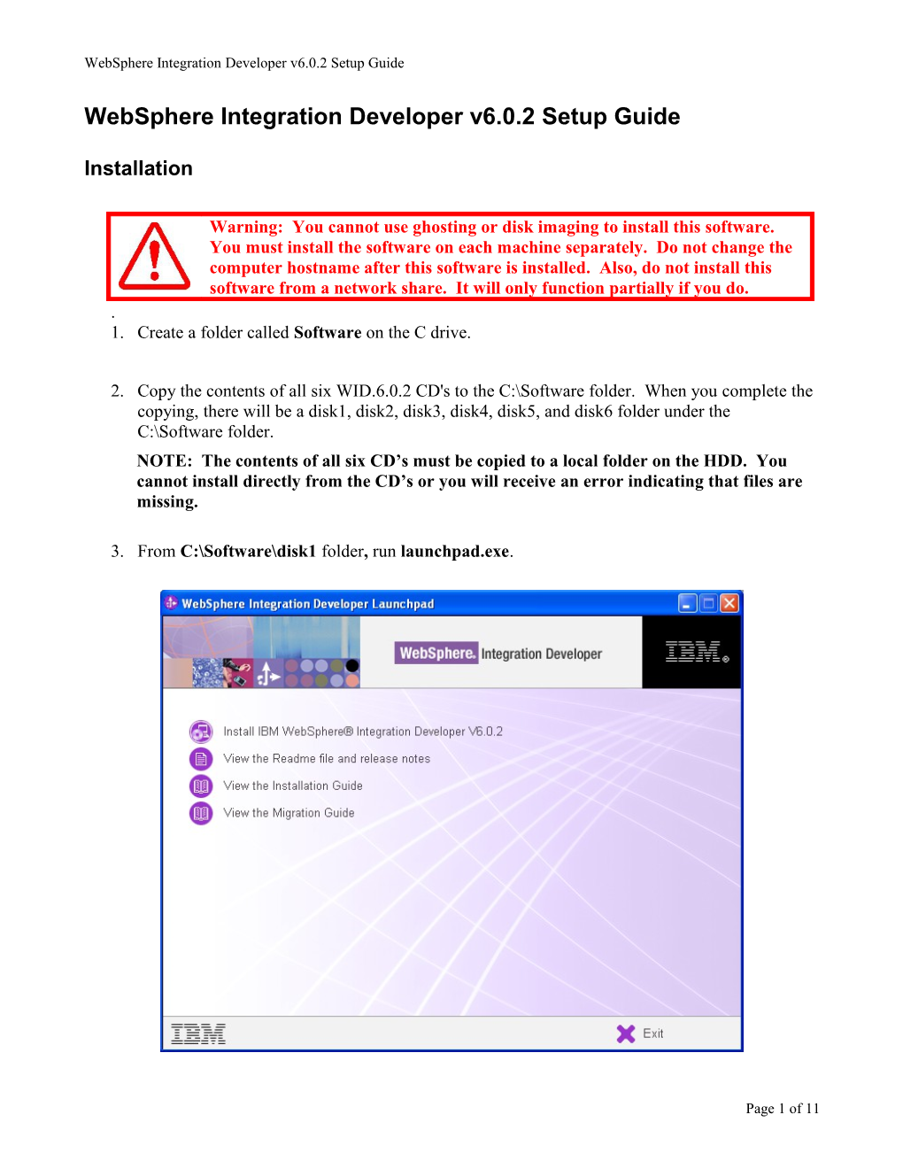 Websphere Integration Developer V6