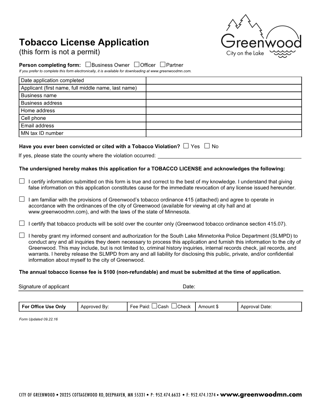 City of Woodland Filing Requirements s2