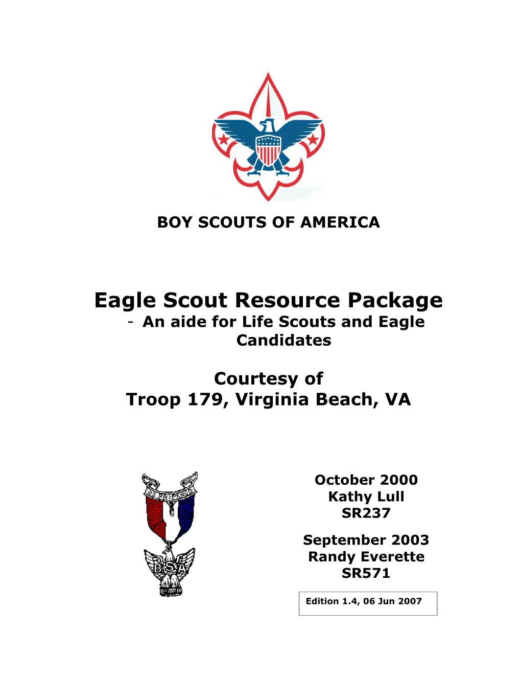 Eagle Scout Resource Package