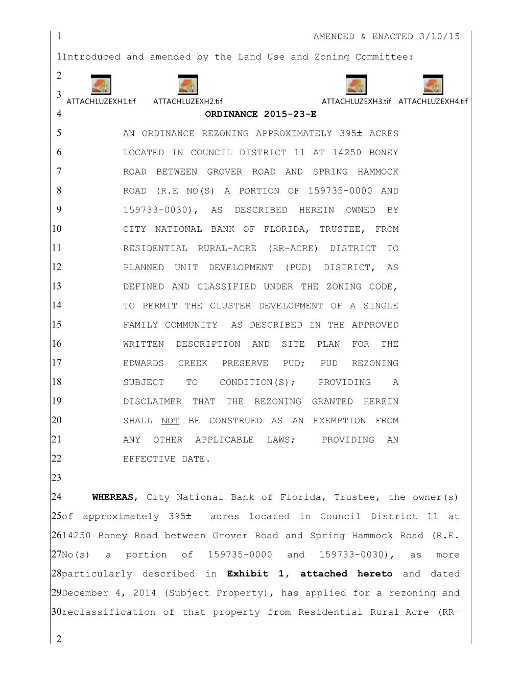 Introduced and Amended by the Land Use and Zoning Committee