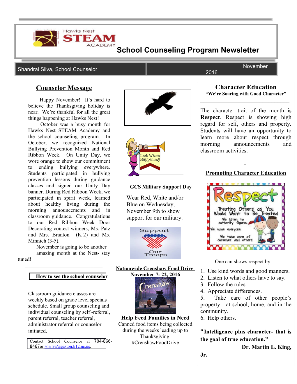 Copy of Elementary Student Newspaper Template Page 1