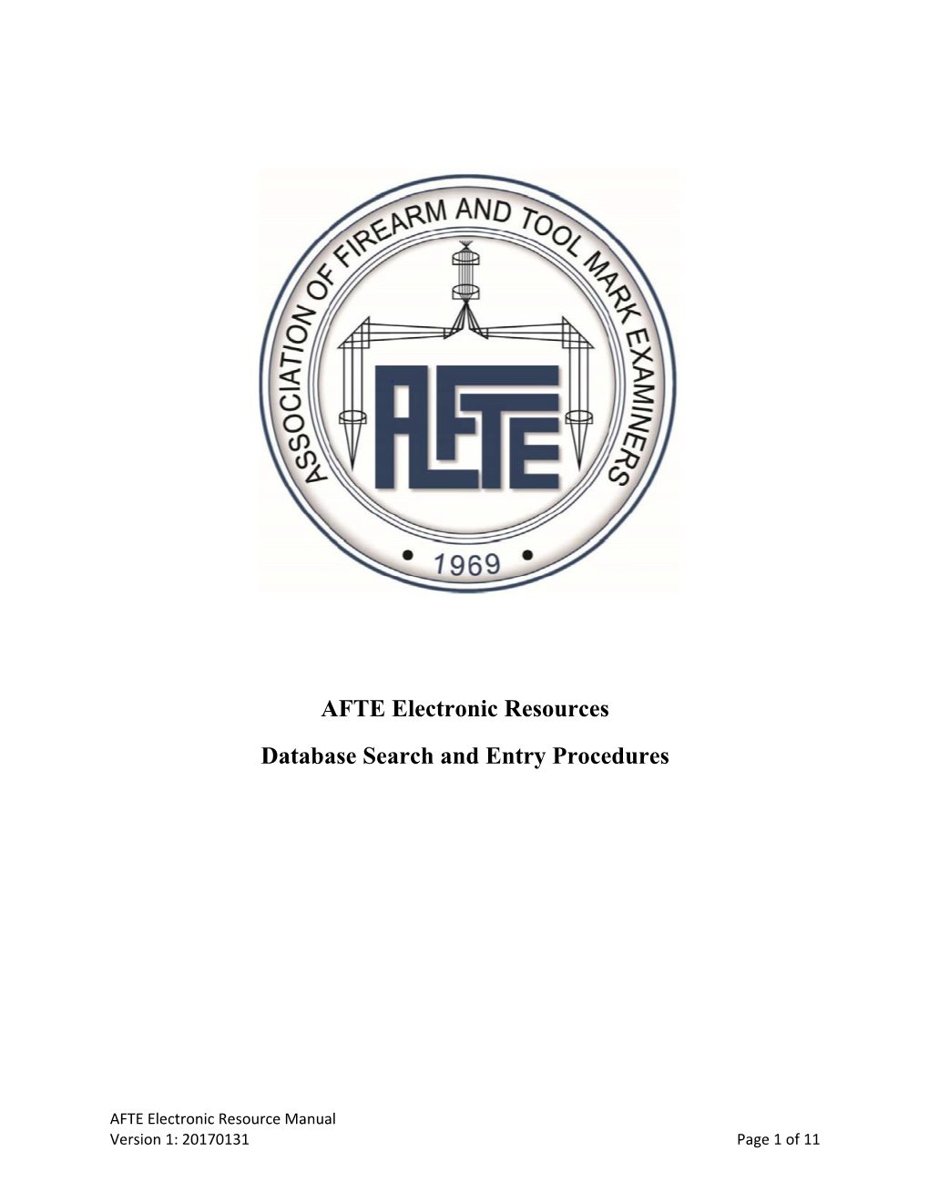 AFTE Electronic Resources