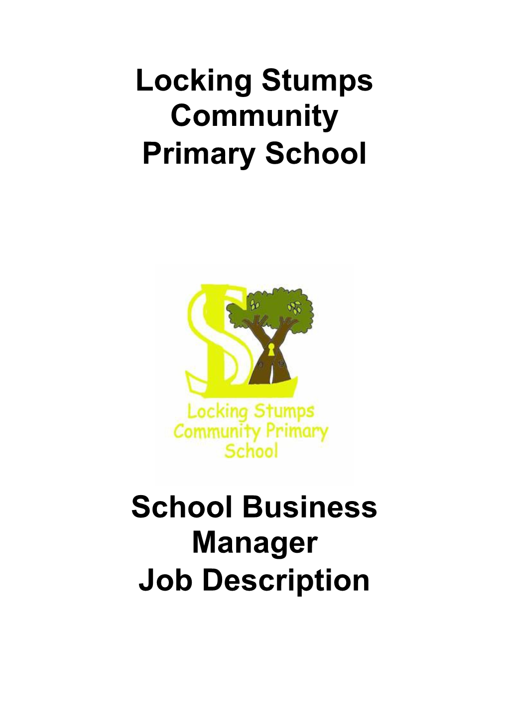 Job Description for School Business Manager