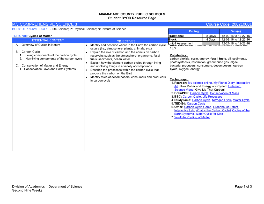 Miami-Dade County Public Schools s3