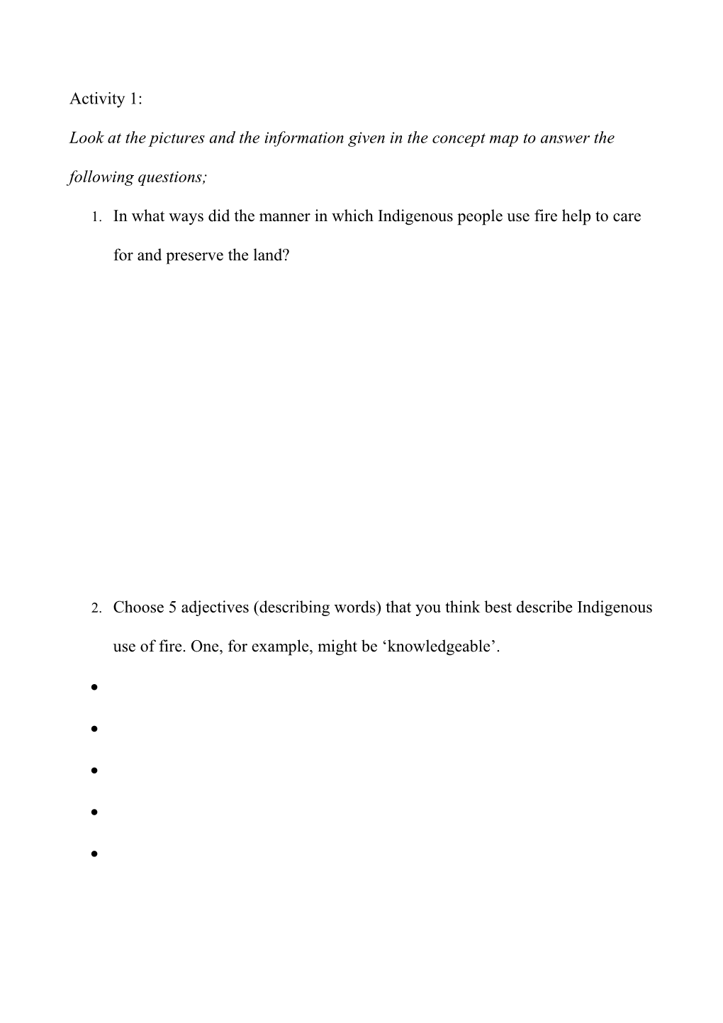 Appendix 3 (Concept Map Used in Orientation and Activity 1)