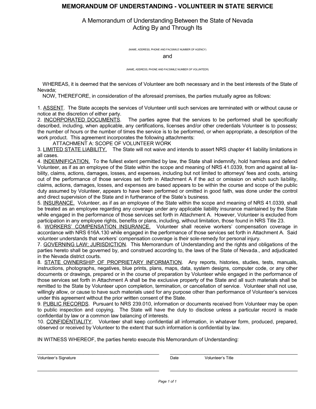 Memorandum of Understanding s7