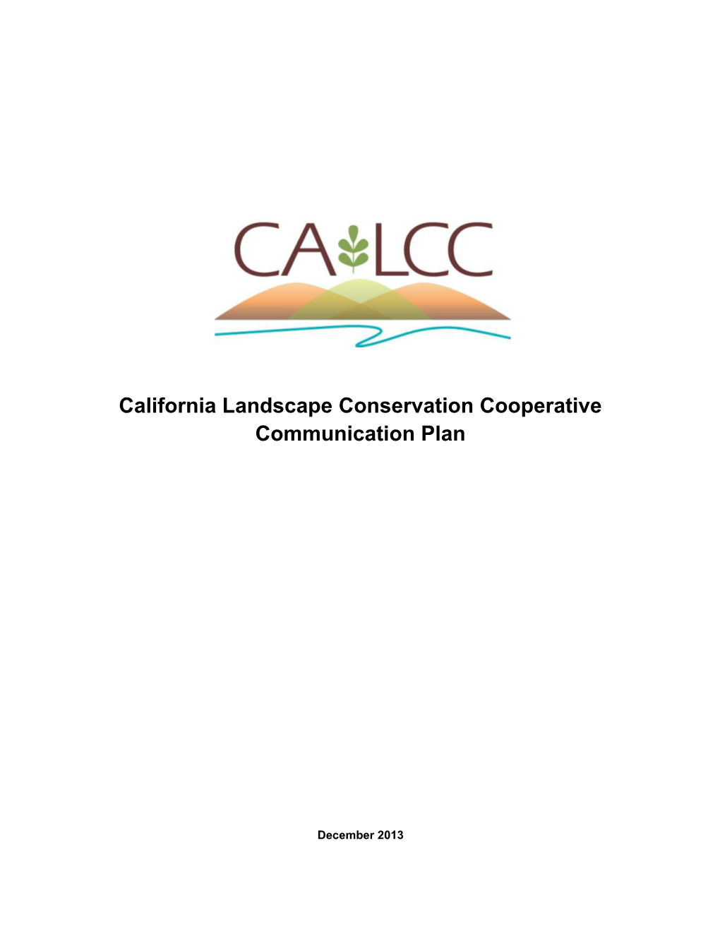 CA LCC Comm. Plan Text