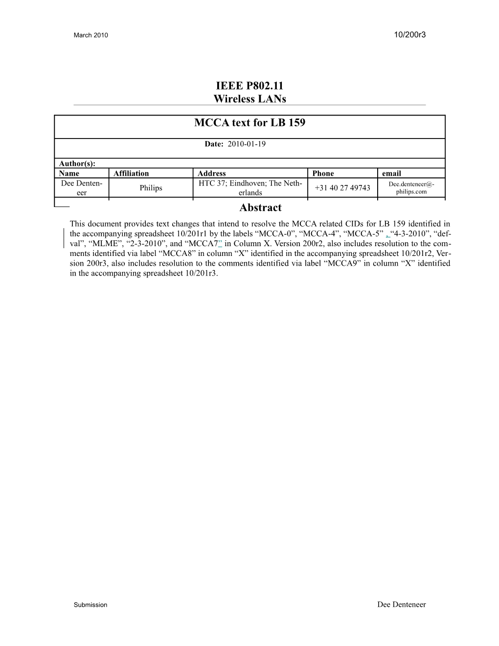 3A. Definitions Specific to IEEE 802.11