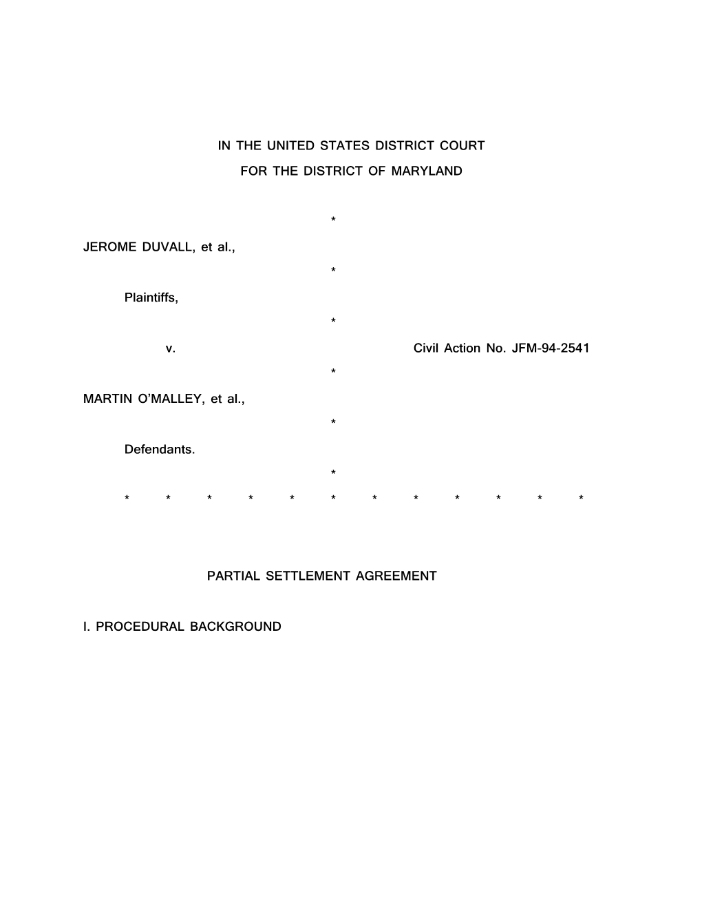 Attachment H-2 Duvall Annotated Partial Settlement Agreement