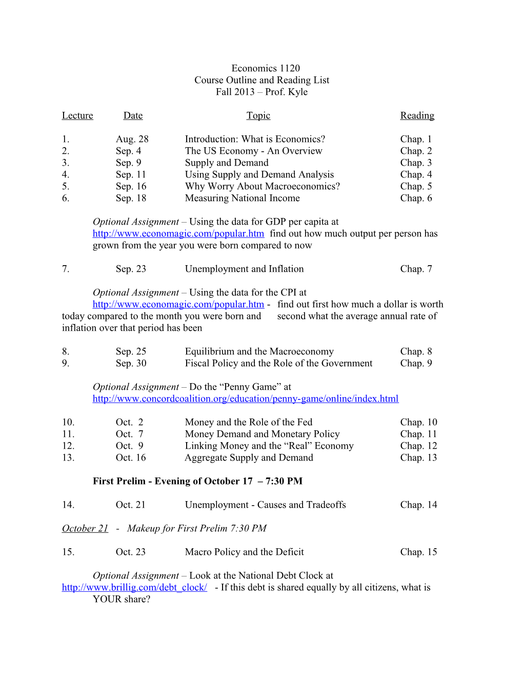 Economics 102 DRAFT - PRELIMINARY s1