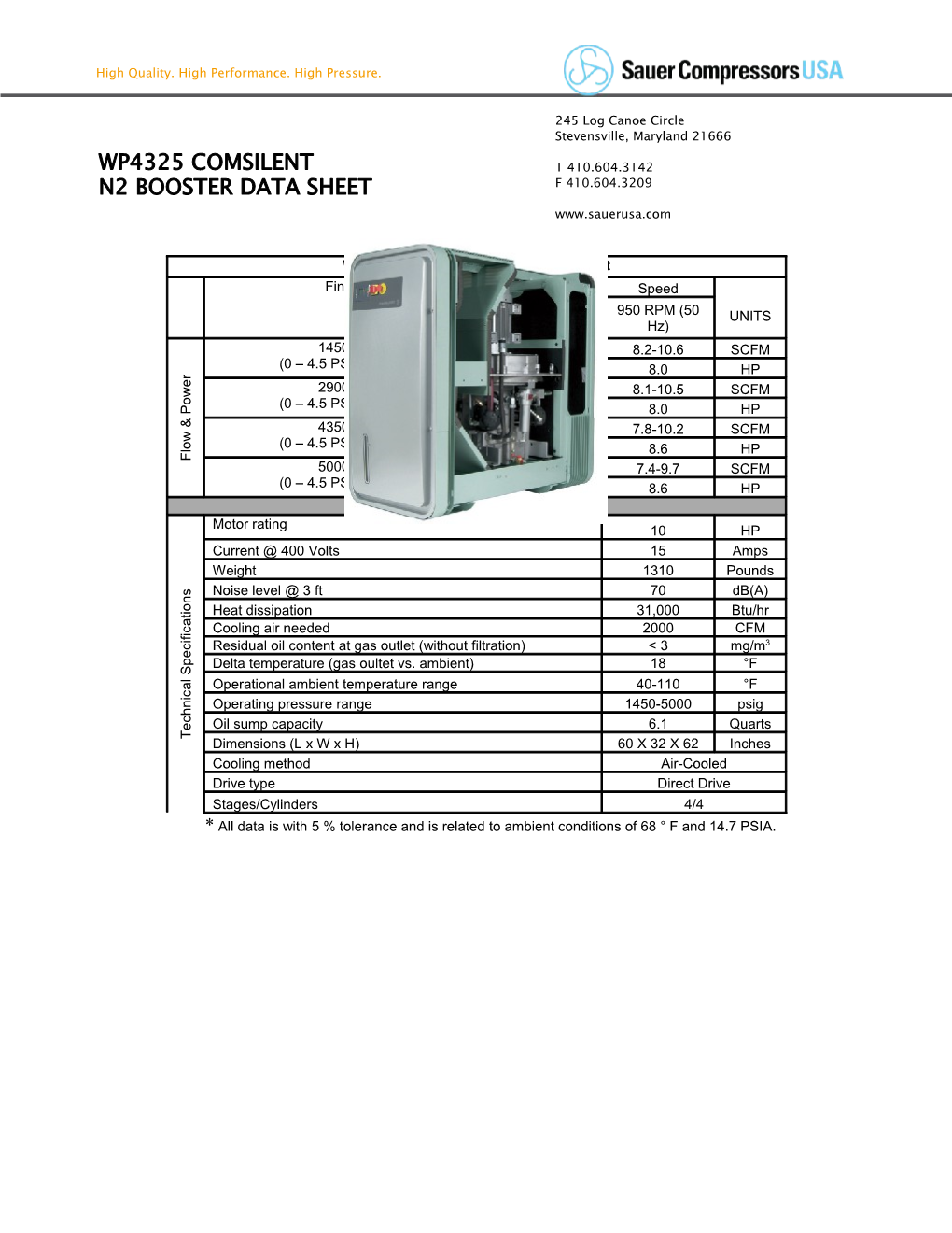 N2 Booster Data Sheet