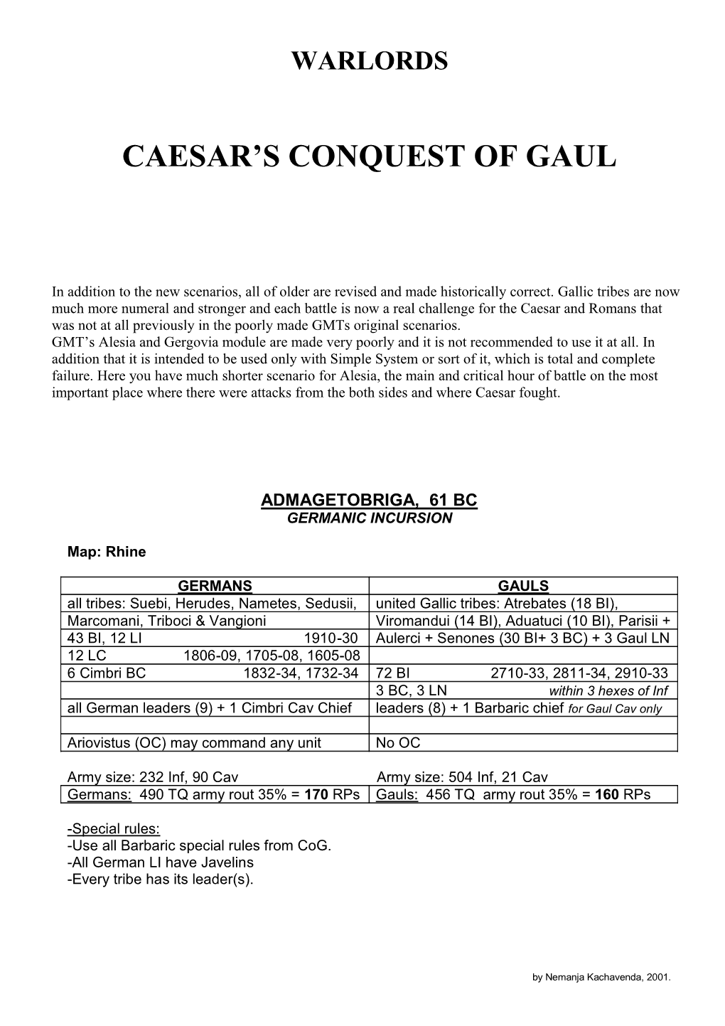 Caesar S Conquest of Gaul