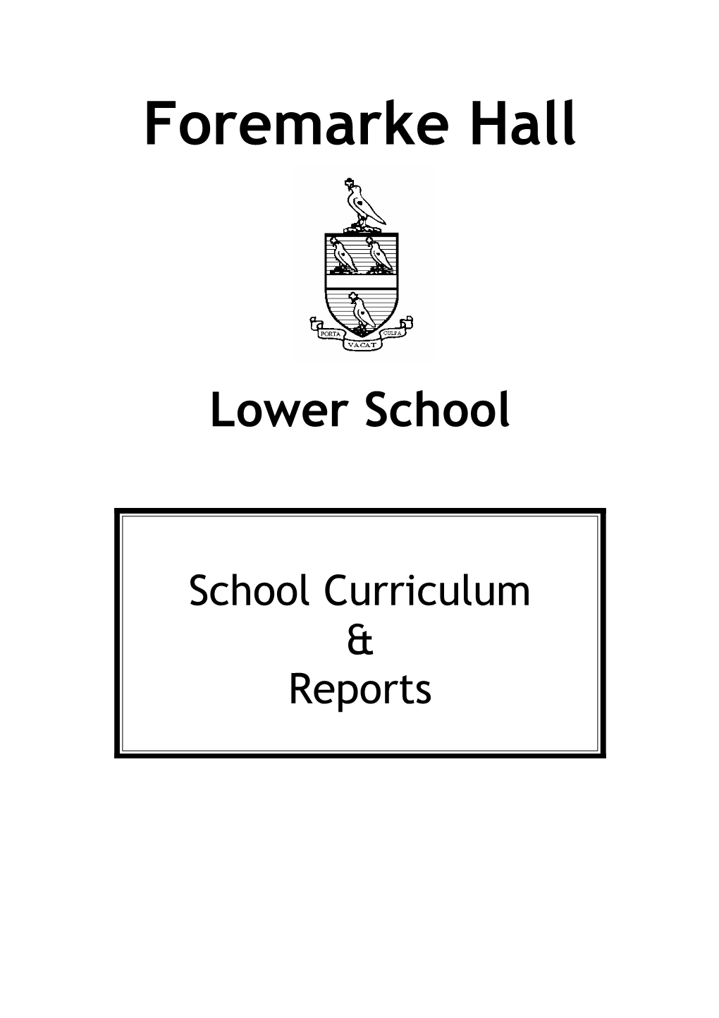 An Outline Guide to the Year 3 Curriculum