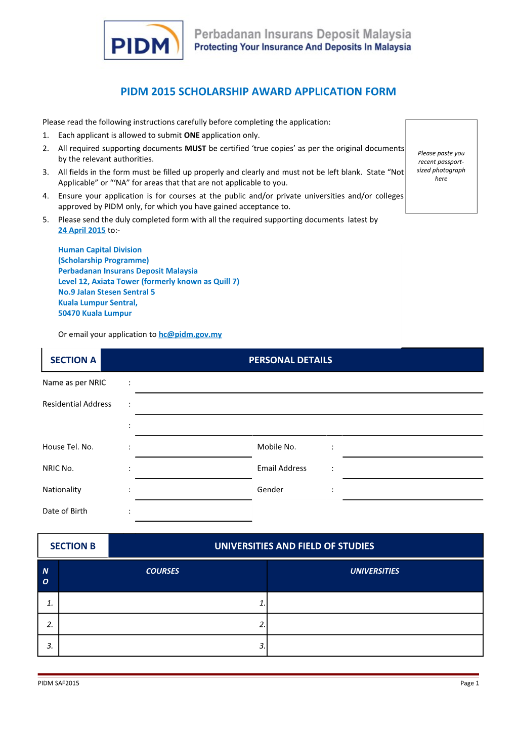 Scholarship Application Form 2015 Eng 140123 (Legal -Revised)