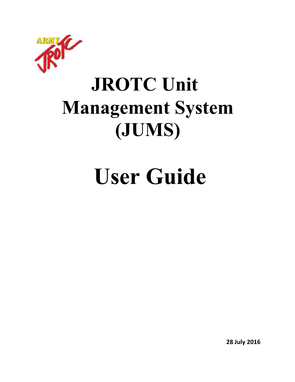 JROTC Unit Management System