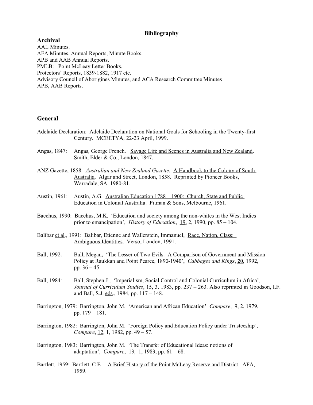 AFA Minutes, Annual Reports, Minute Books