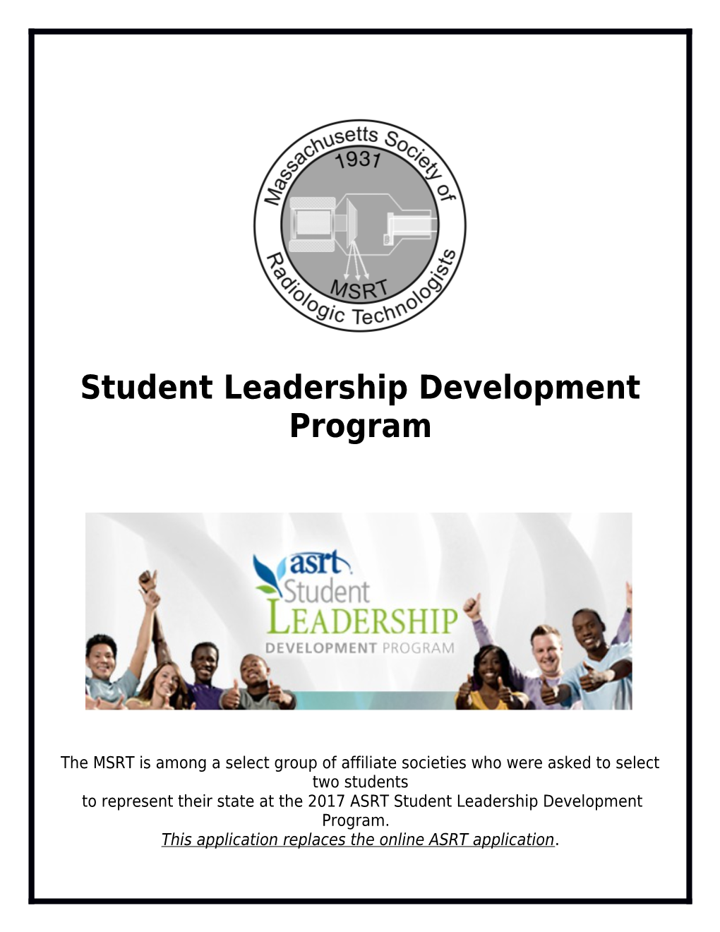 Student Leadership Development Program