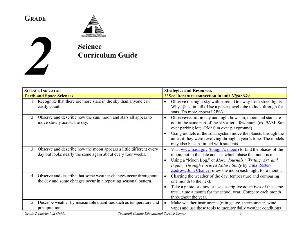 Earth and Space Sciences