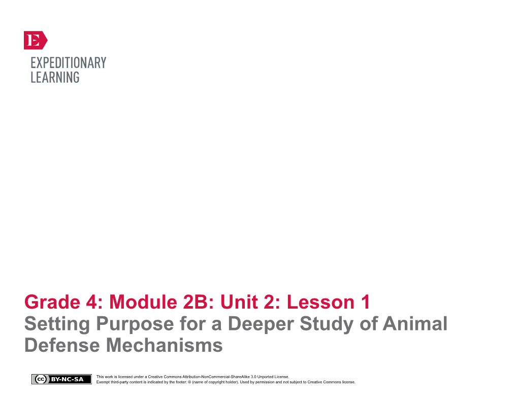 For Teacher Reference; from Unit 1, Lesson 1