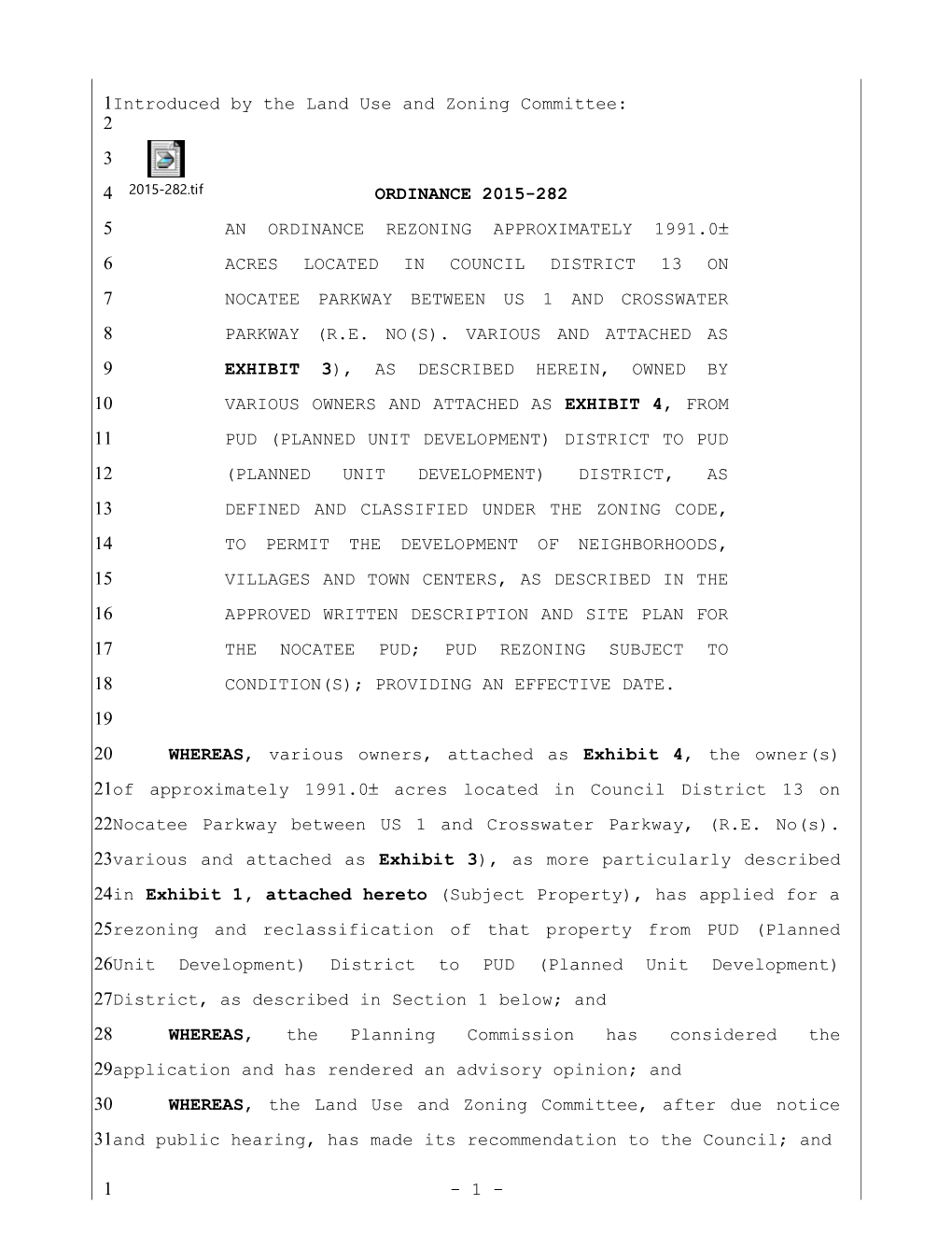 Introducedby the Land Use and Zoning Committee