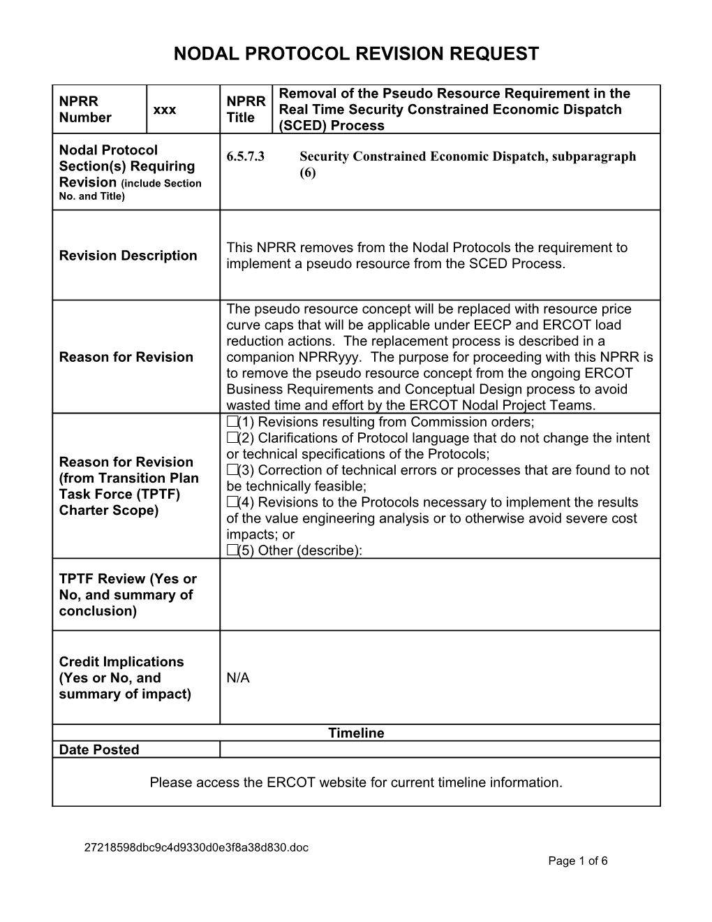 ERCOT Nodal Protocols s1