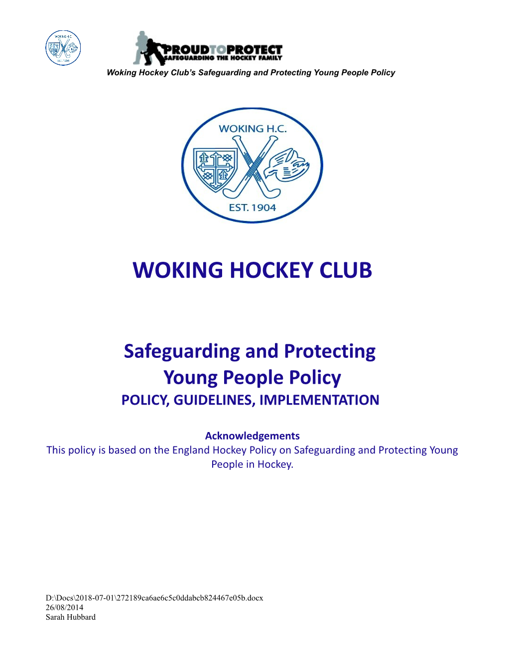 Woking Hockey Club