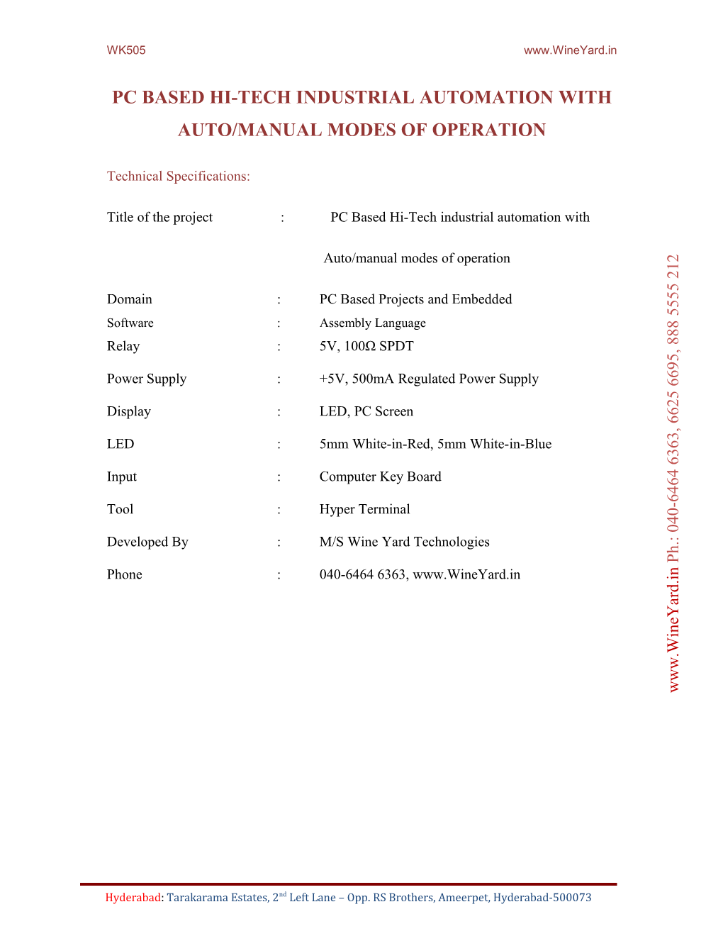 Rs232 Communication Implementation Using 89C51 Microcontroller