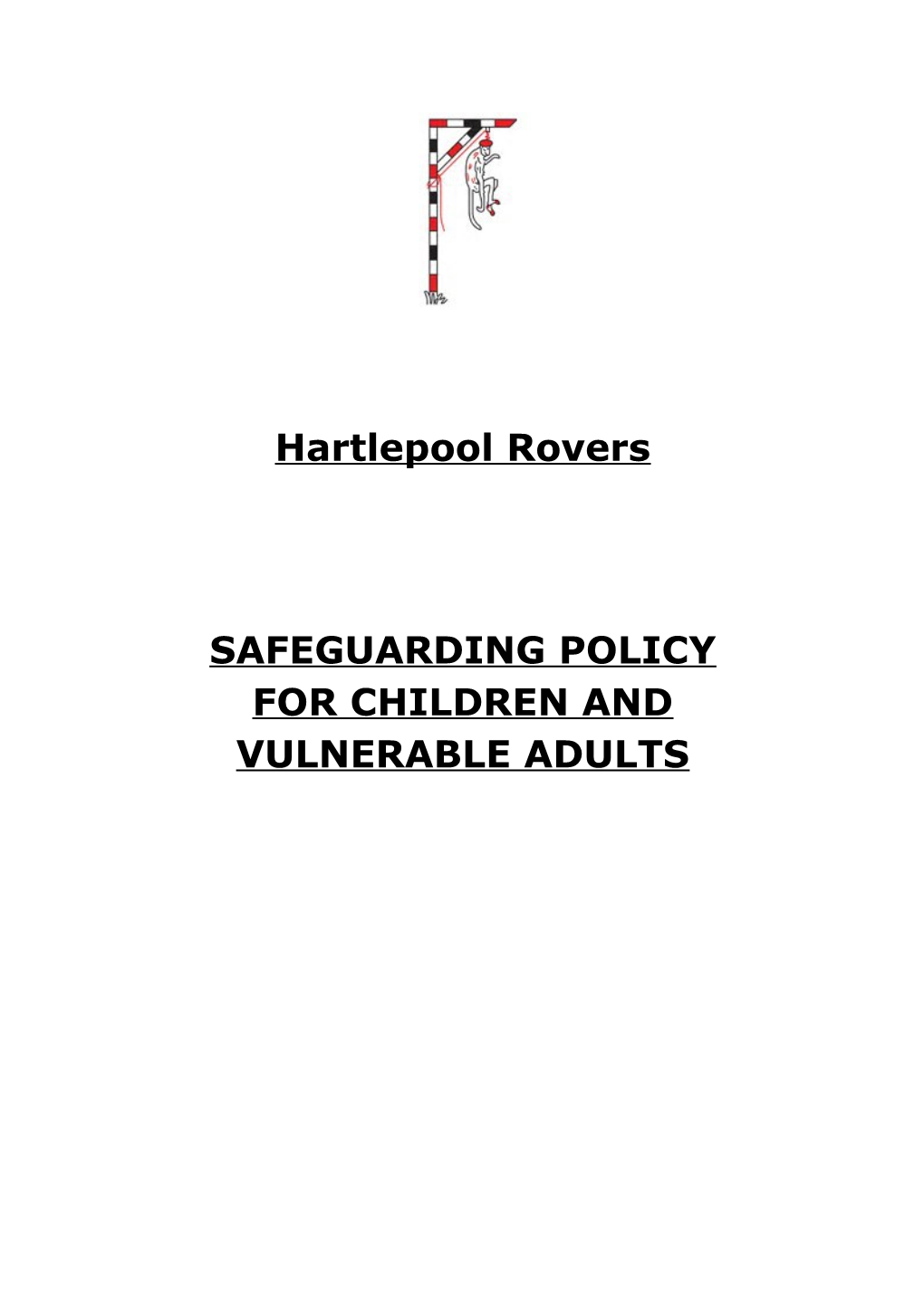 For Children and Vulnerable Adults