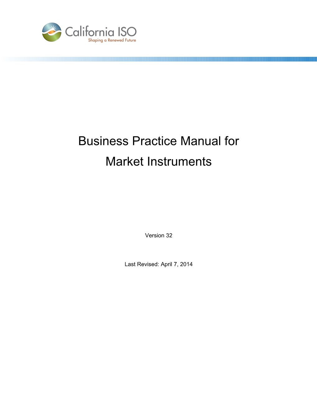 Business Practice Manual For s3