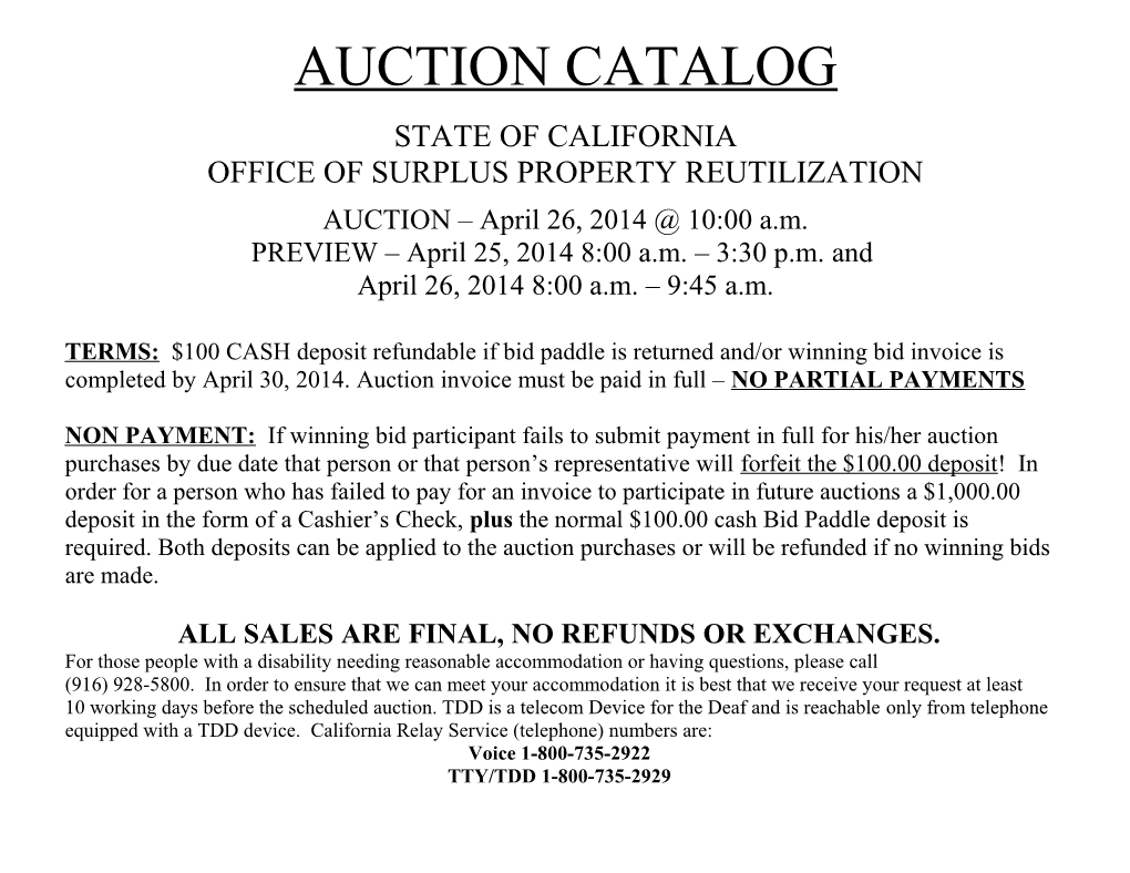 Office of Surplus Property Reutilization