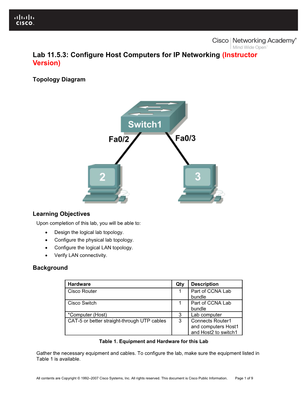 Procedural Lab Template, Student Version, Required Components s3