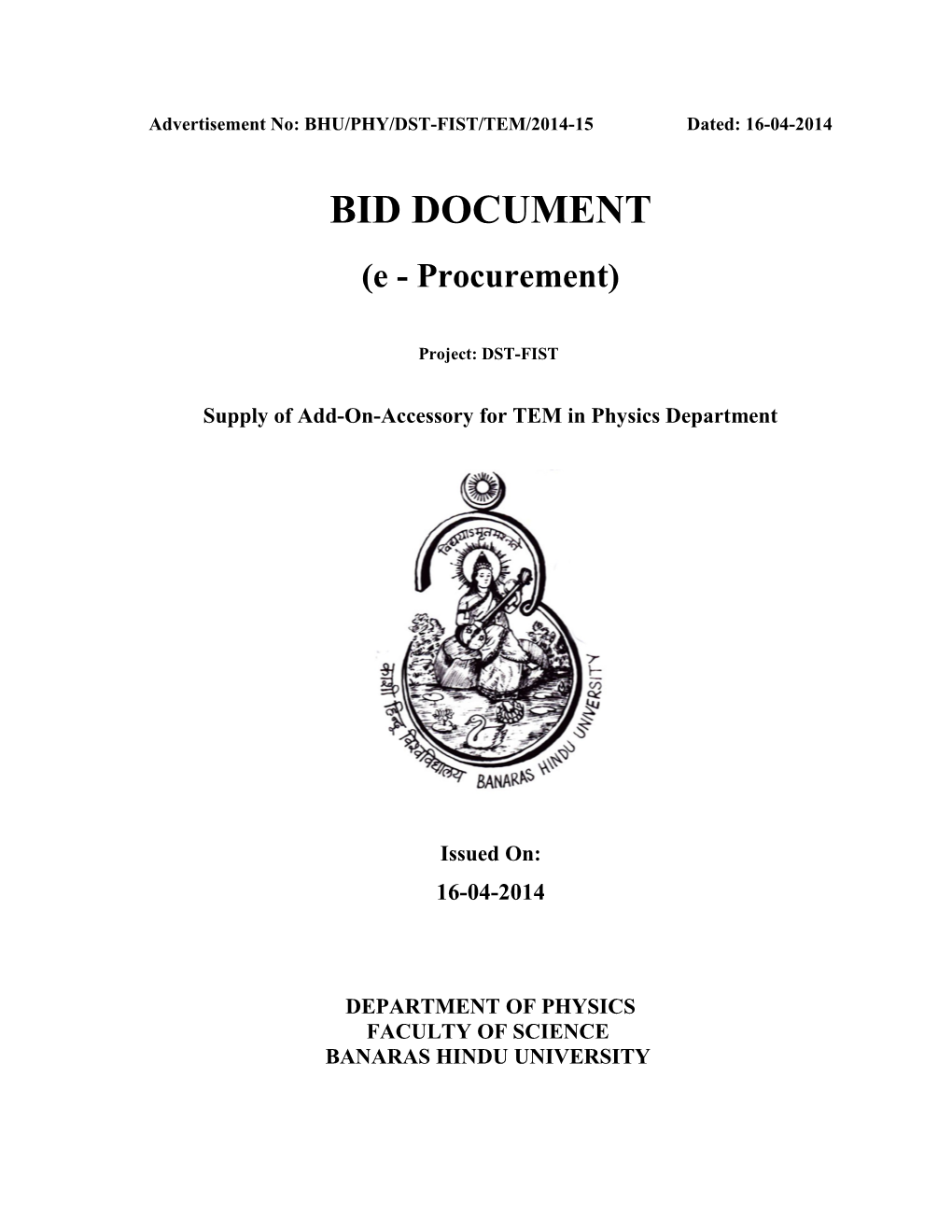 Standard Bidding Documents s5