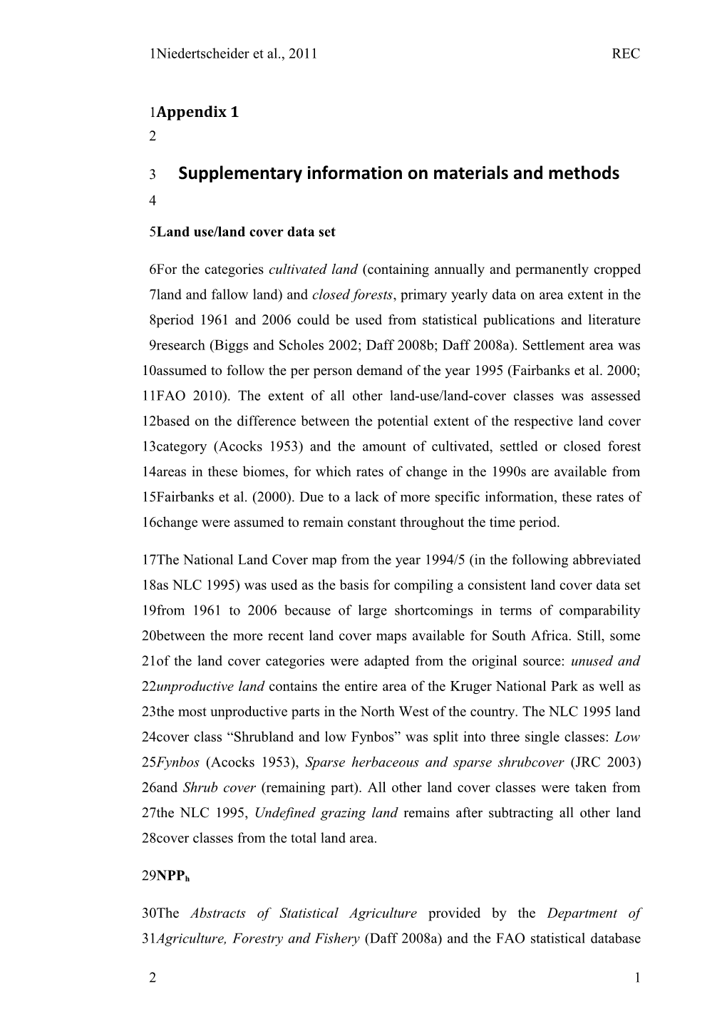 Supplementary Information on Materials and Methods s1