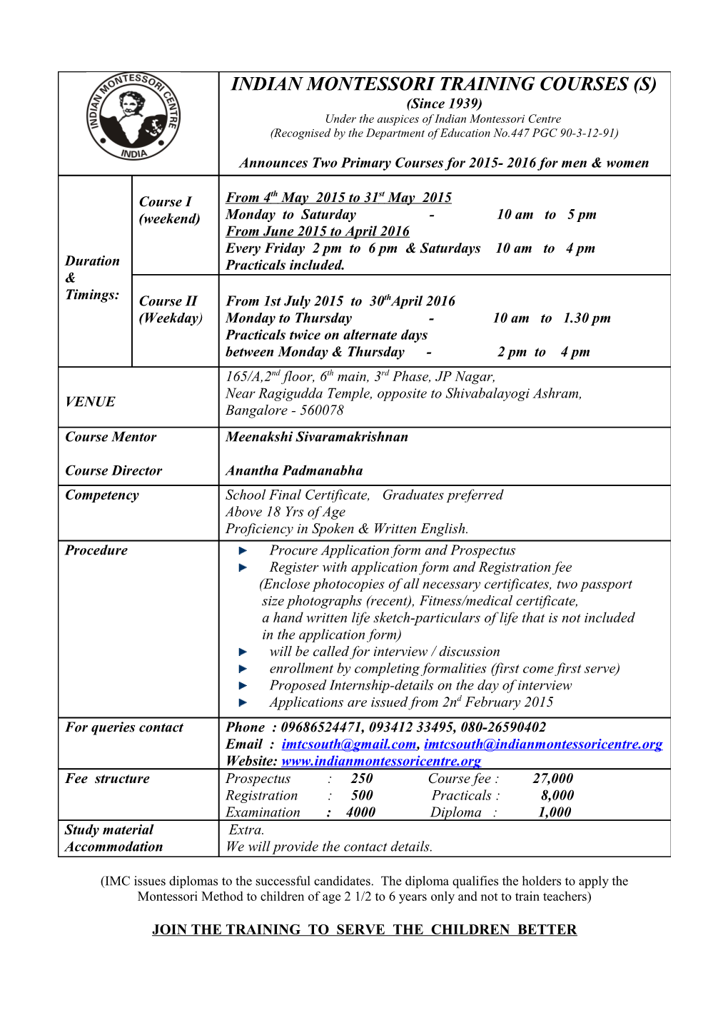 Procure Application Form and Prospectus