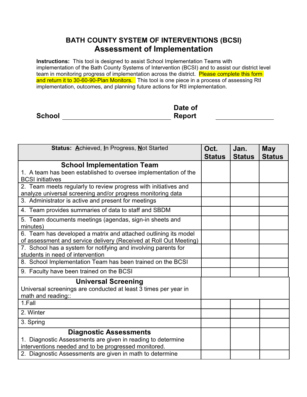 Kentucky Center for Instructional Discipline