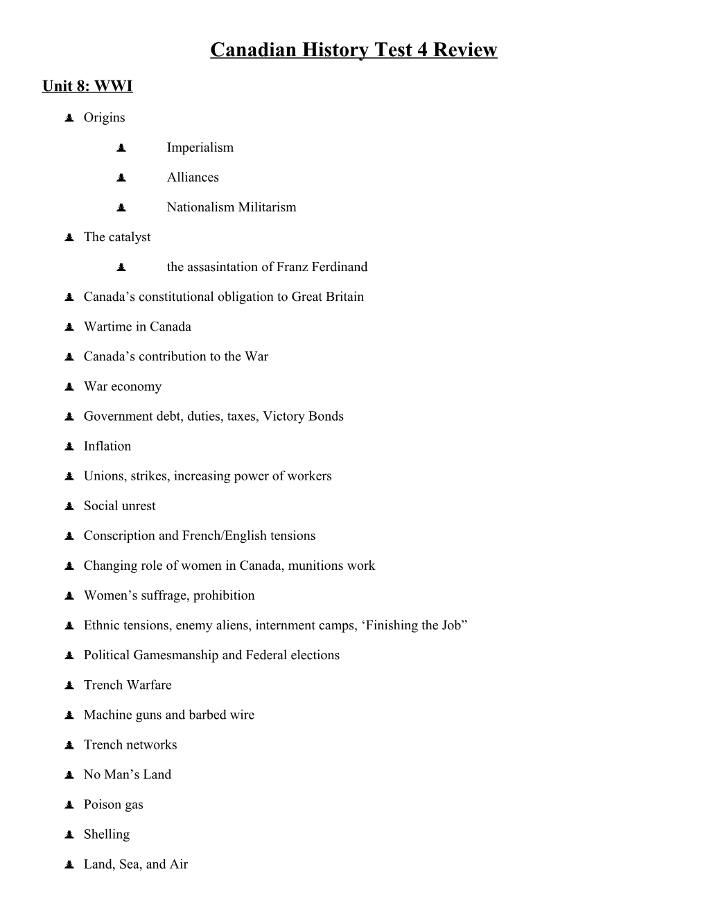 Canadian History Test 4 Review