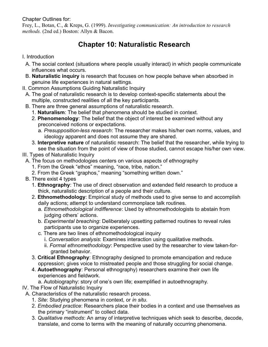 INVESTIGATING COMMUNICATION 2Nd Edition: CHAPTER OUTLINES s1
