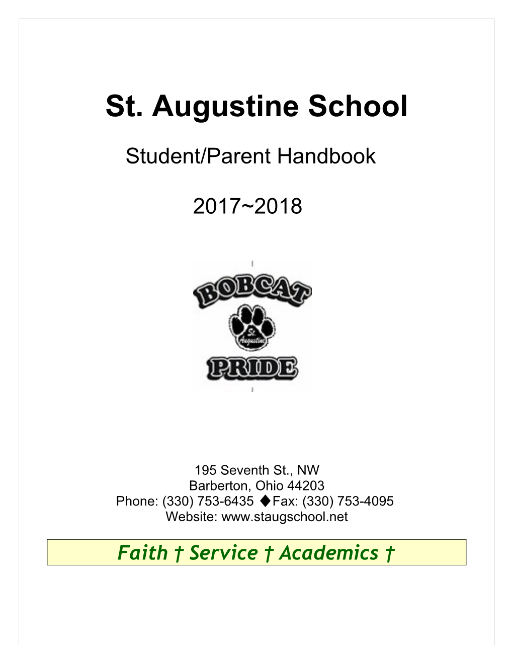 Student/Parent Handbook s2