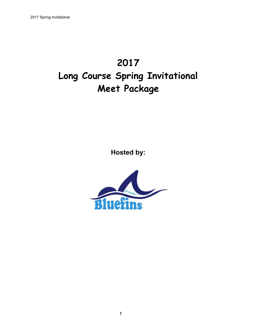 Long Course Spring Invitational