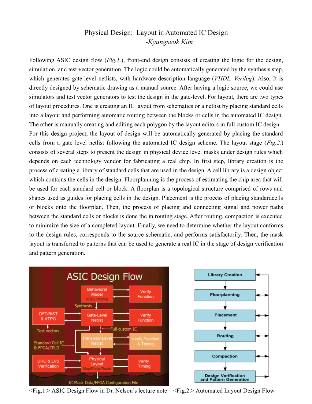 Physical Design: Layout in Automated IC Design