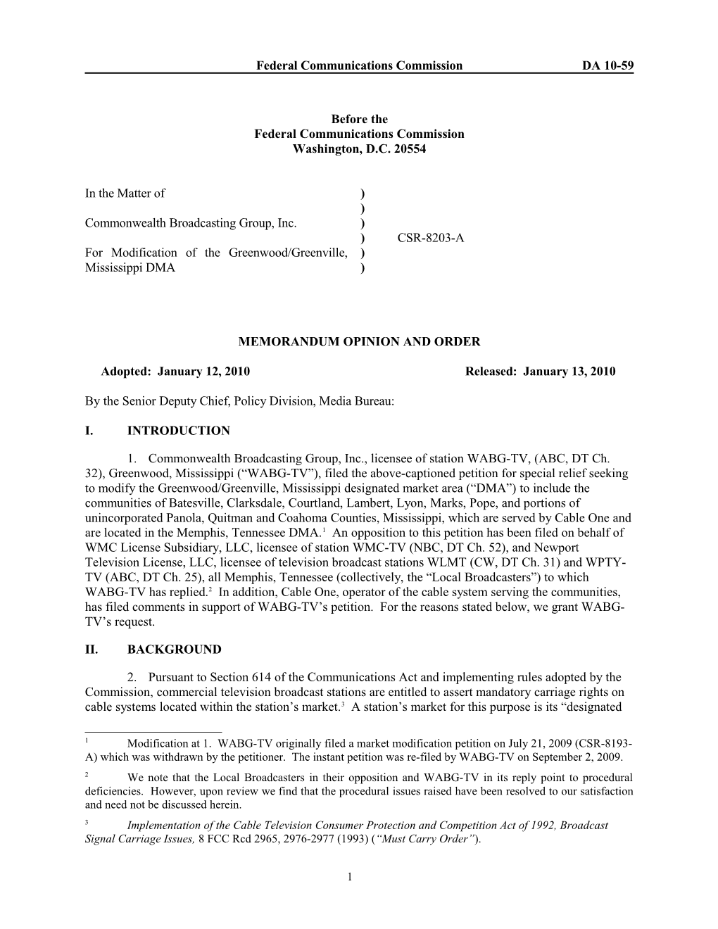 Memorandum Opinion and Order s8