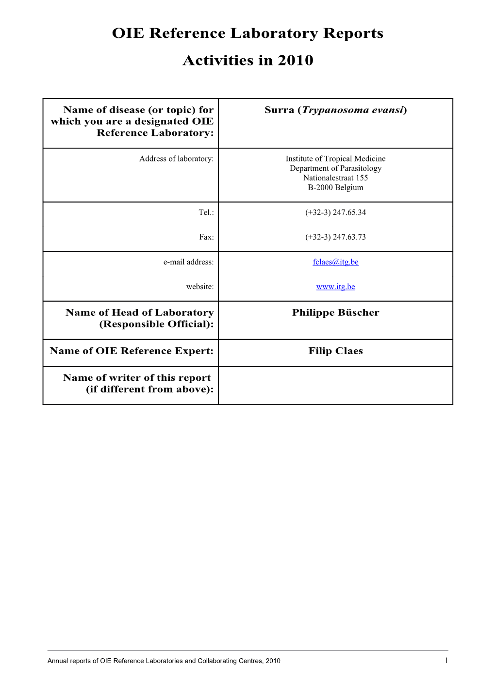 OIE Reference Laboratory Reports s17