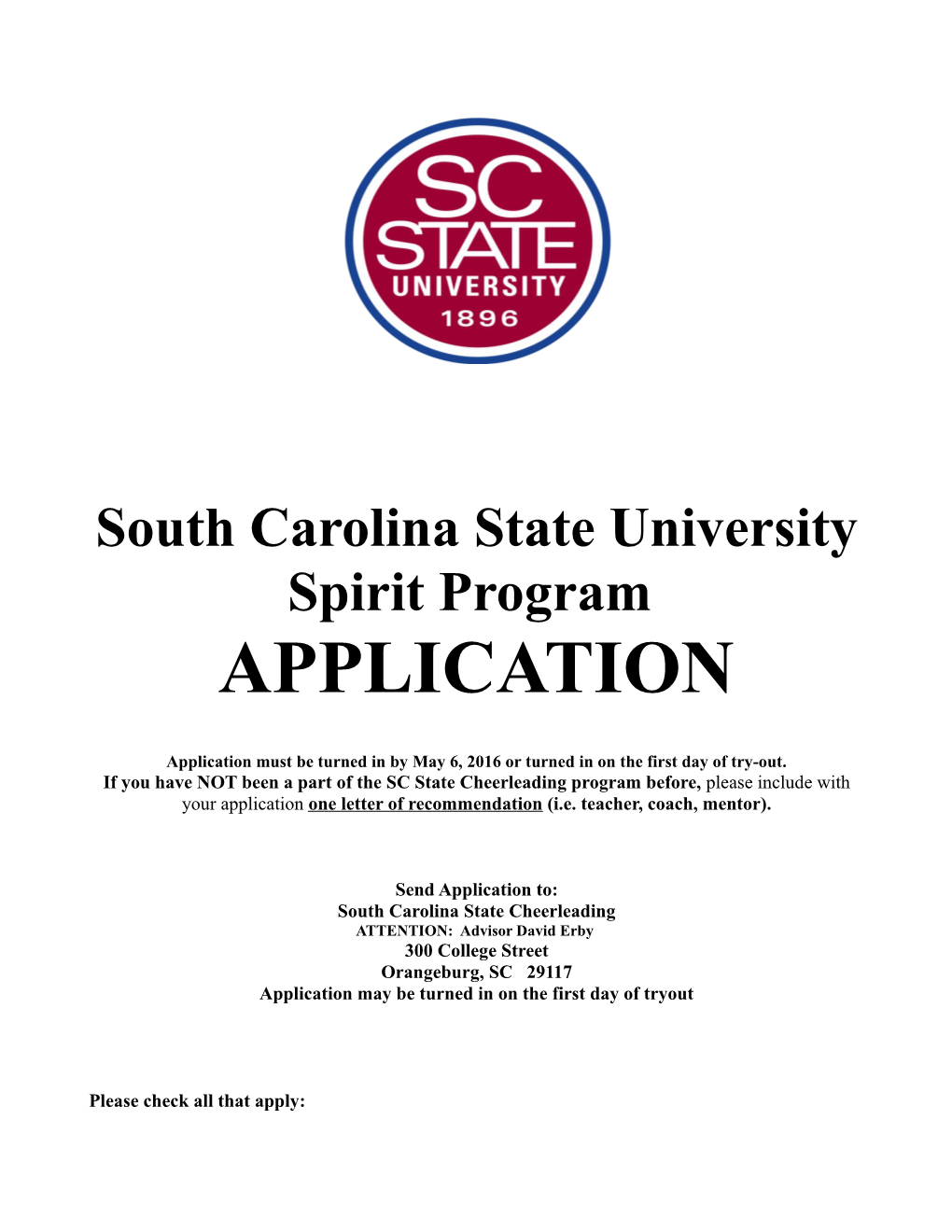 South Carolina State University