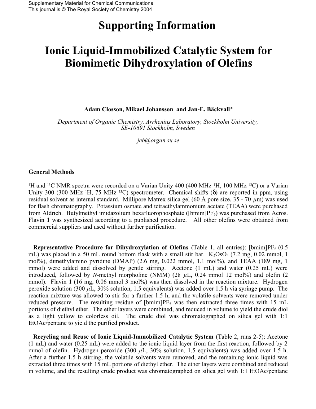 Template for Electronic Submission of Organic Letters