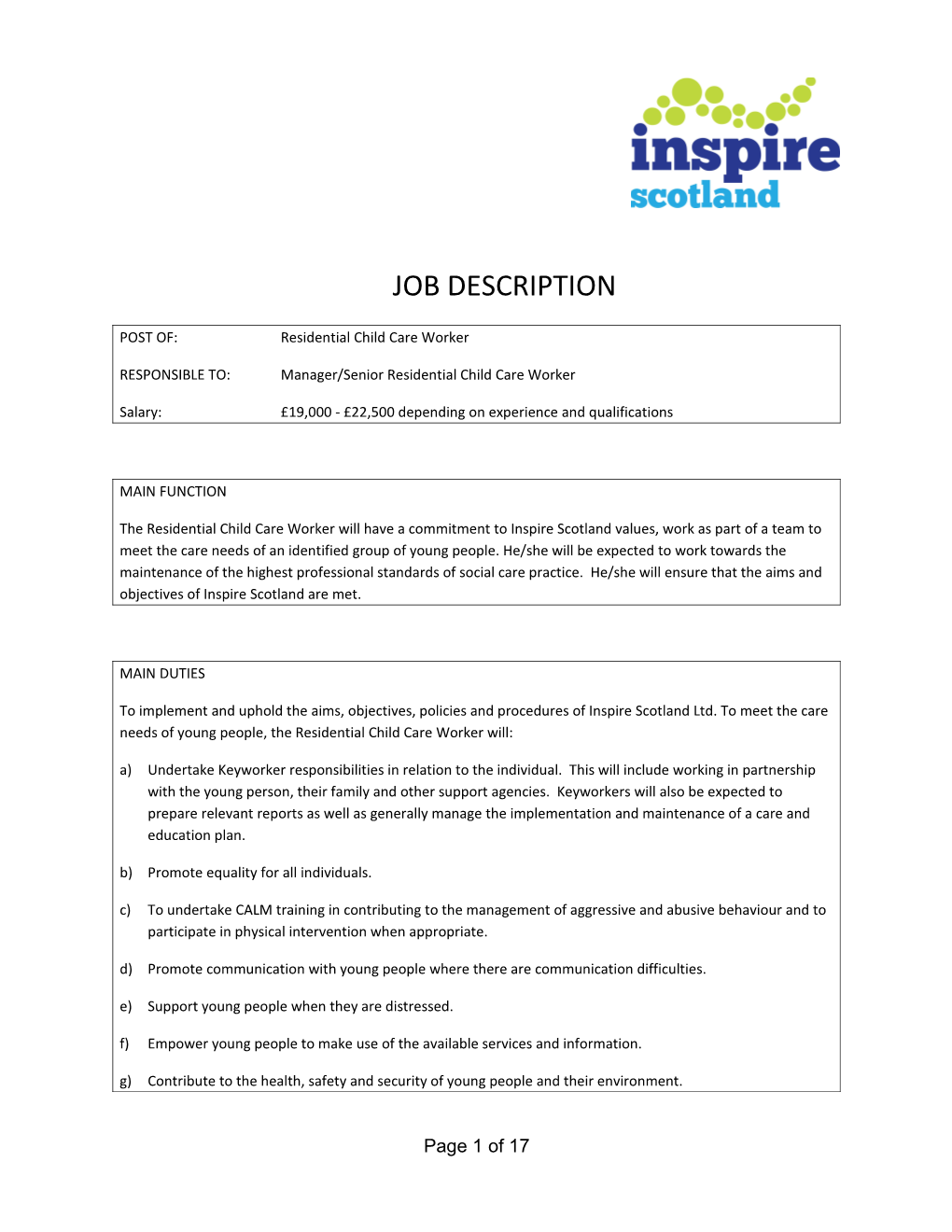 Employee Application Form