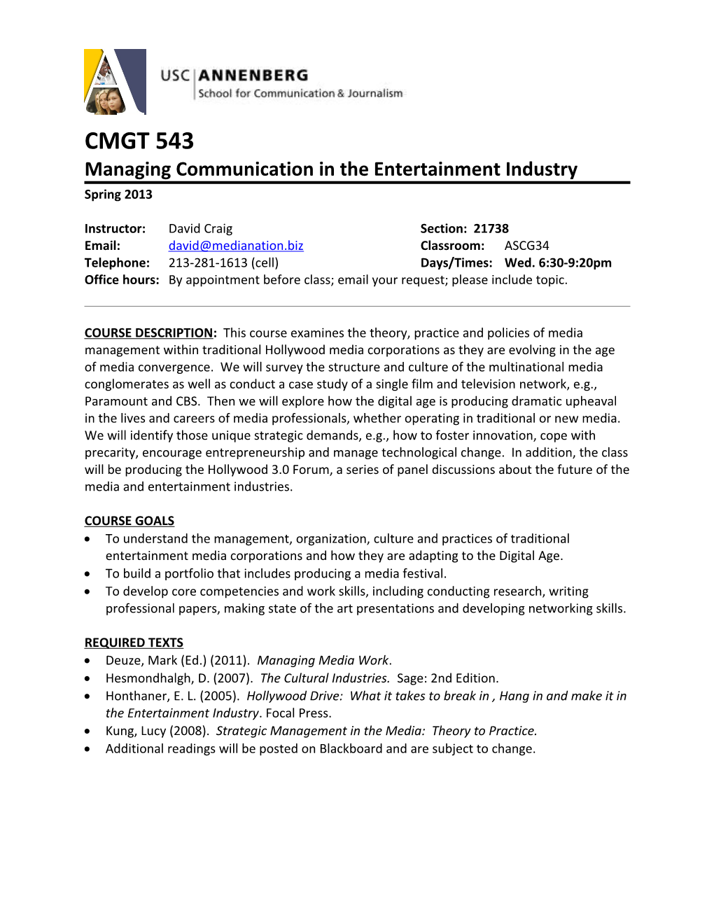 Comm 204: Human Communication Principles and Practices