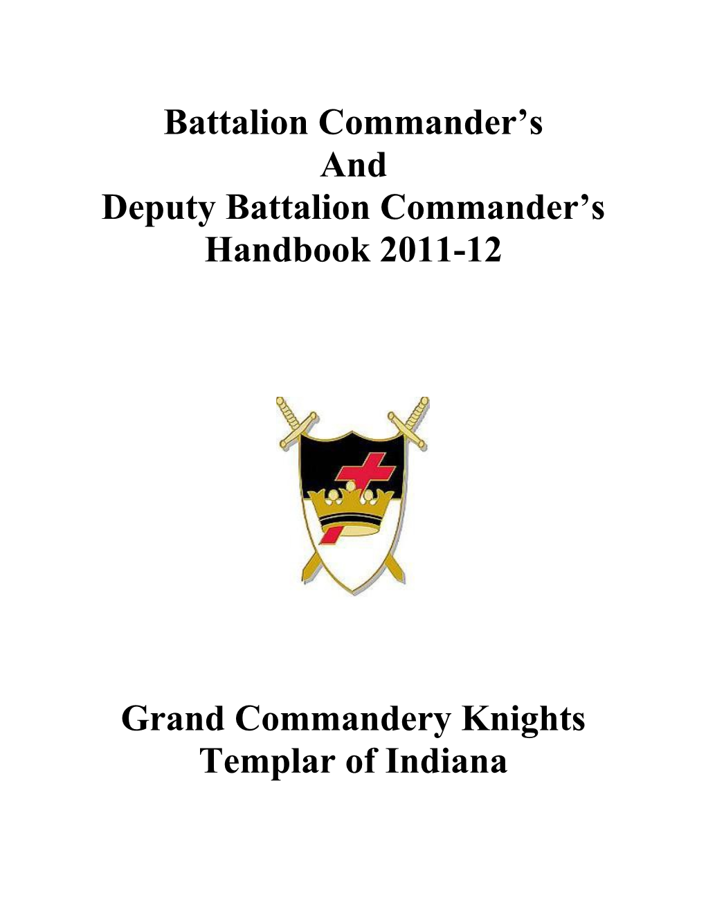 Deputy Battalion Commanders Handbook