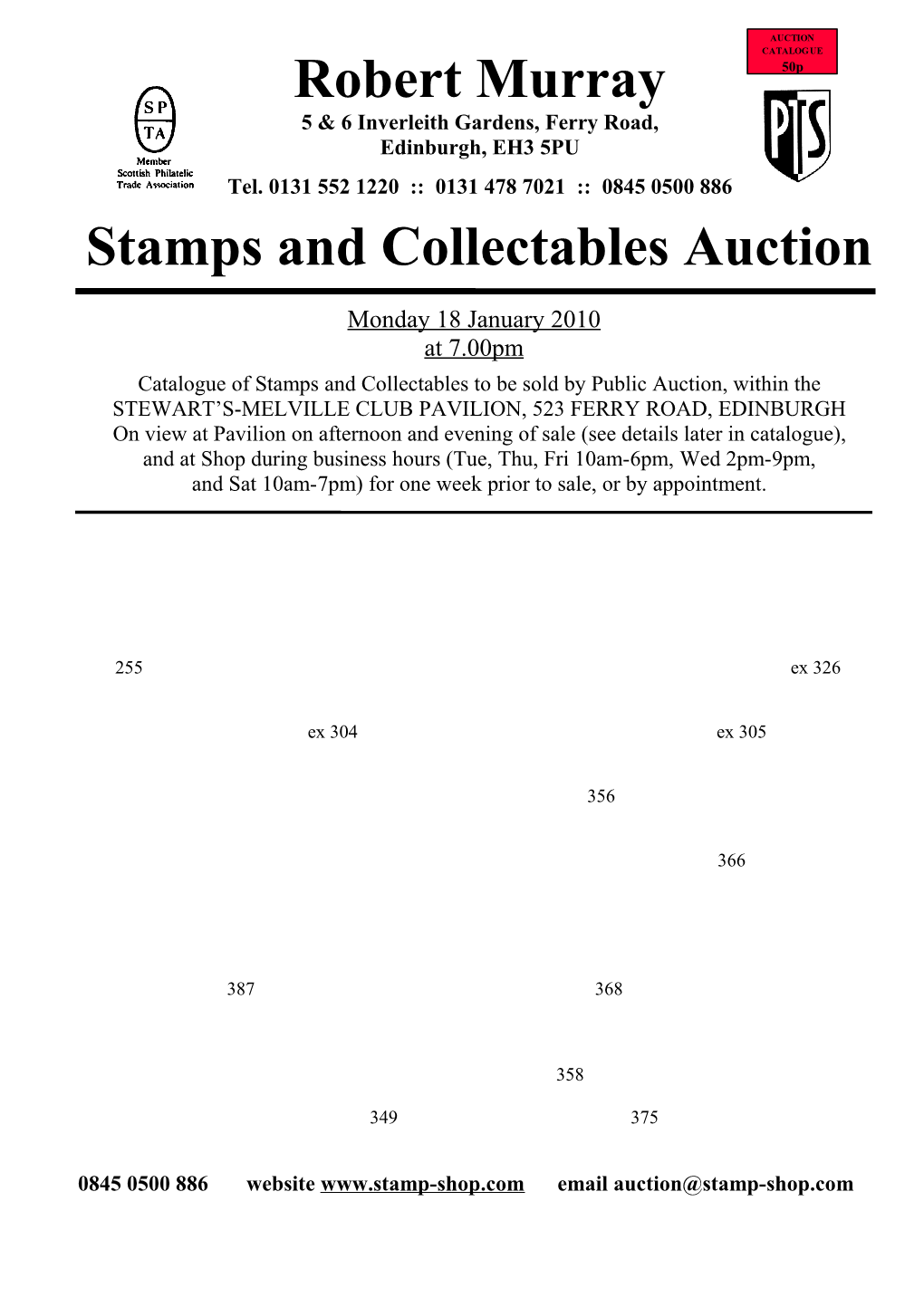 Robert Murray Stamp Auction s3