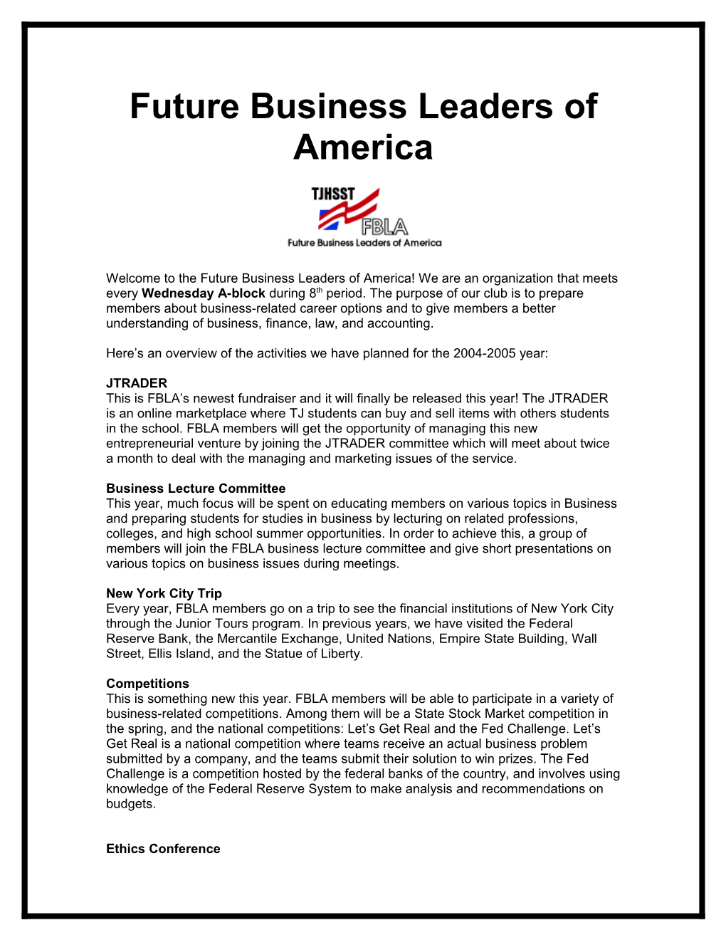 Future Business Leaders of America s1