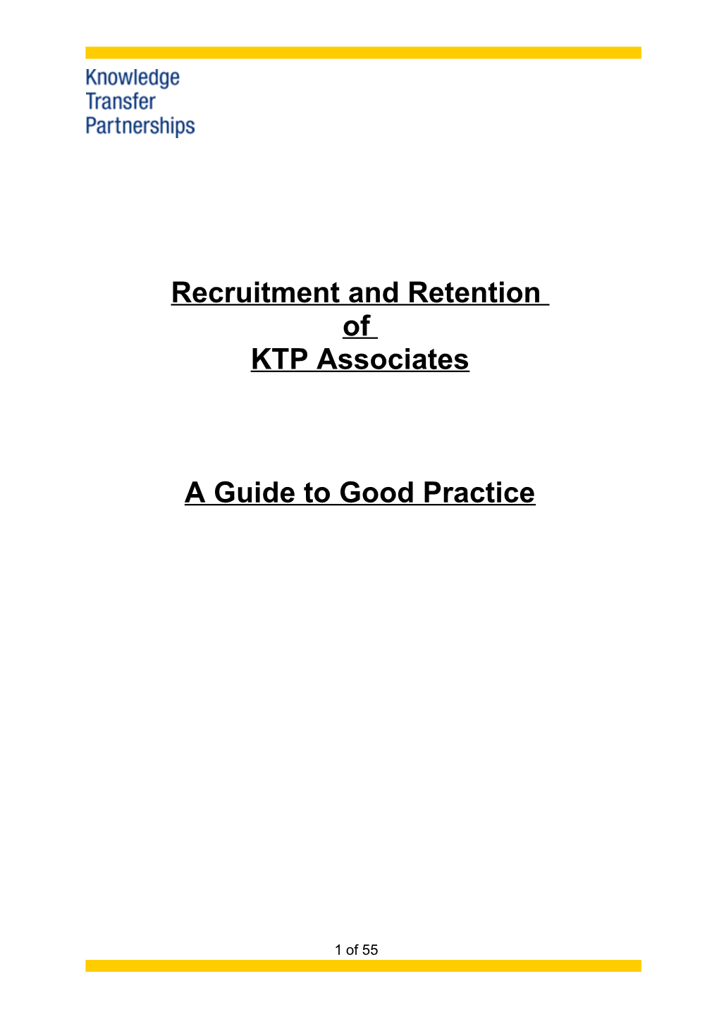 Recruitment and Retention